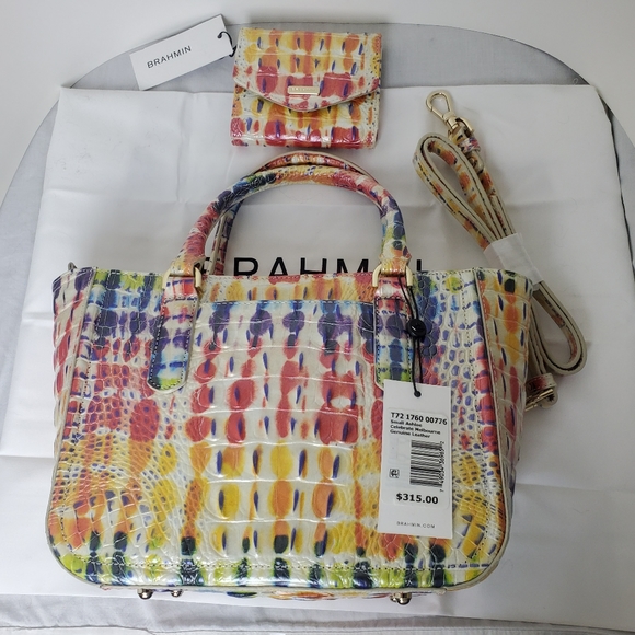 Brahmin SMALL ASHLEE Tote and SMALL VERONICA Wallet BUNDLE Set (NWT) - Picture 4 of 16